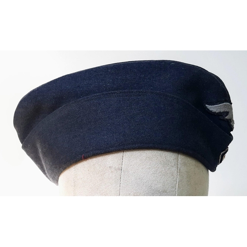 187 - WW2 German Luftwaffe Enlisted Mans/NCO’s Side Cap. The cap with embroidered roundel and Luftwaffe Ea... 