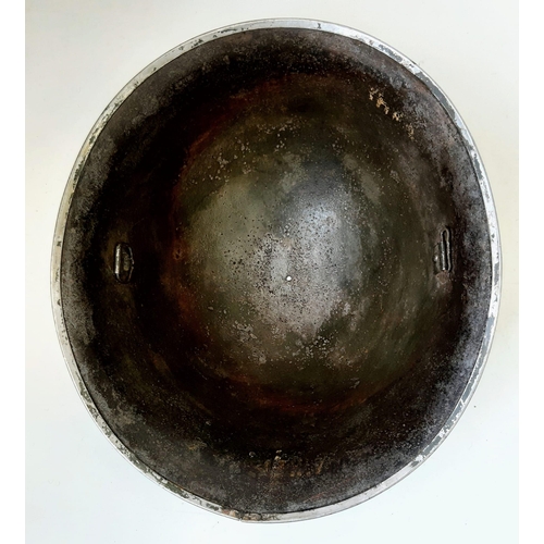 370 - WW2 British 1944 Pattern “D-Day Helmet with post War memorial painting.