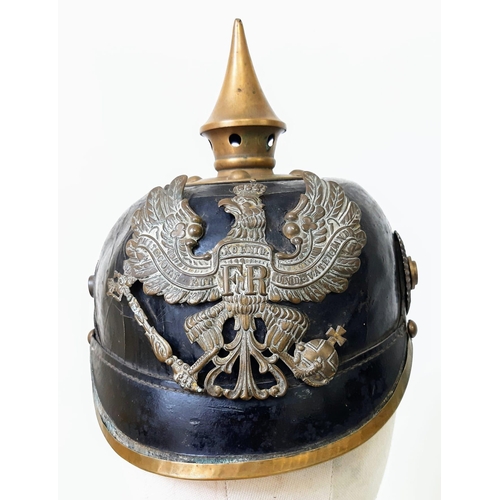 55 - Imperial German 1895 Pattern Other Ranks – Nco’s Pickelhaube.