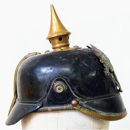 55 - Imperial German 1895 Pattern Other Ranks – Nco’s Pickelhaube.