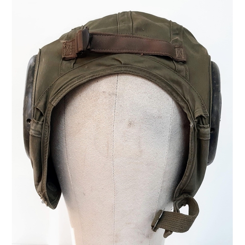 761 - Vietnam War Era Pilots Under Helmet Cap.