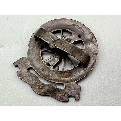 959 - WW1 National Motor Volunteers Cap Badge. Worn by Staff Car Drivers who had been donated along with t... 