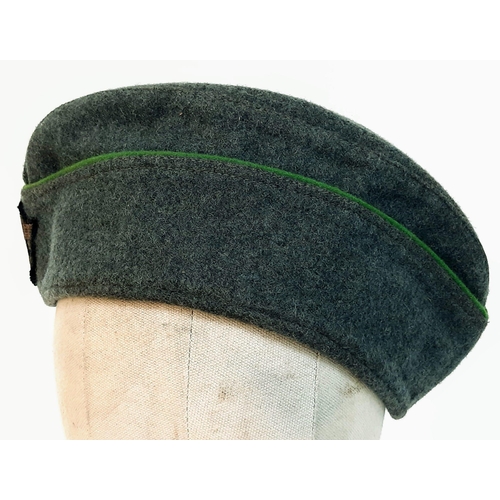 97 - WW2 German Feld Polizei (Field Police) Side Cap.