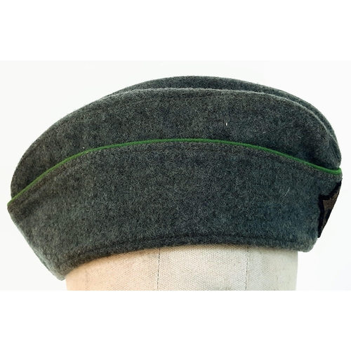 97 - WW2 German Feld Polizei (Field Police) Side Cap.