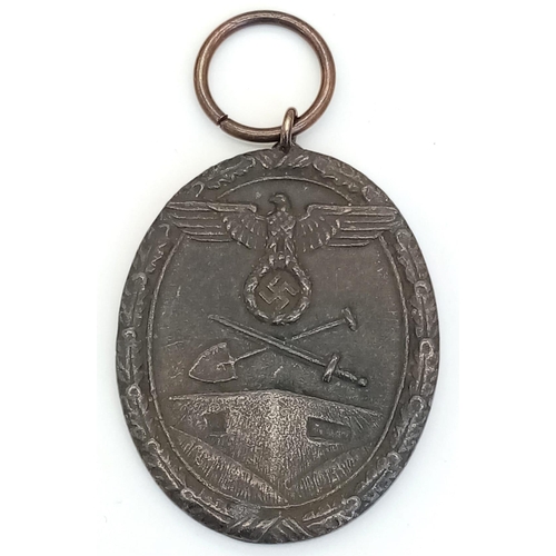 656 - 3rd Reich West Wall Medal in Presentation Box.