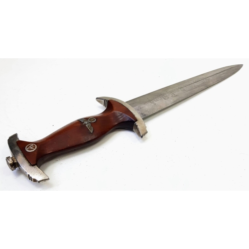 34 - 3rd Reich N.S.K.K. Dagger 1933 Pattern RZM M7/33. Maker: F.W. Holler.
This has been Authenticated as... 