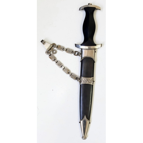 41 - 3rd Reich Late War Waffen SS Leaders Dagger. This has been Authenticated as Genuine.