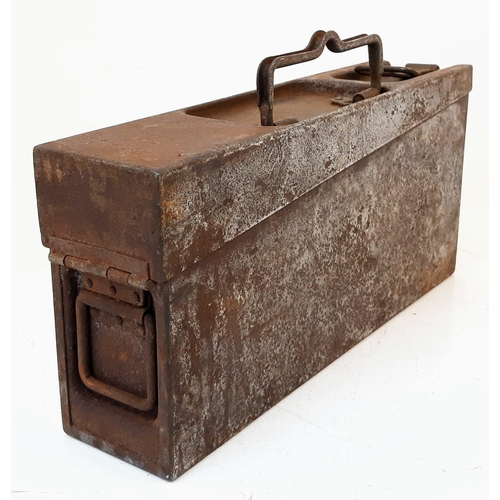 635 - WW1 German M9-08 Ammo Tin Dated 1917.