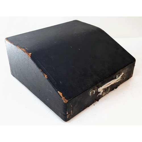 646 - A Vintage 1940s Olympia Progress Typewriter with Case. In worker order - case is slightly temperamen... 