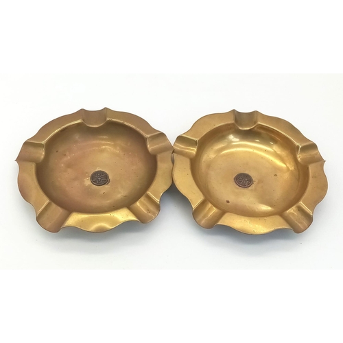 623 - 2 x WW2 German N.S.K.K Ashtrays.