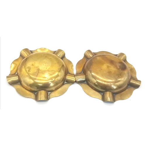 623 - 2 x WW2 German N.S.K.K Ashtrays.