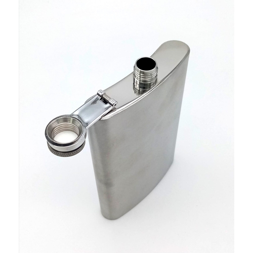 948 - Hip Flask Set with S.A.S Logo.