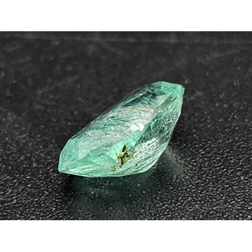 416 - A 1.68ct Rare Afghanistan Panjshir Mines Emerald. GFCO Swiss Certified.