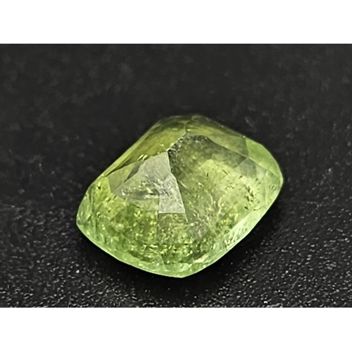 367 - A 3.04ct Rare Green Tanzanian Tourmaline Gemstone. GFCO of Switzerland Certified.