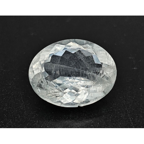 728 - A 7.95ct Madagascan Aquamarine Gemstone. AGI American Lab Certified.