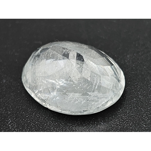 728 - A 7.95ct Madagascan Aquamarine Gemstone. AGI American Lab Certified.