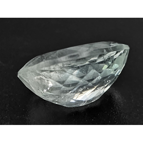 728 - A 7.95ct Madagascan Aquamarine Gemstone. AGI American Lab Certified.