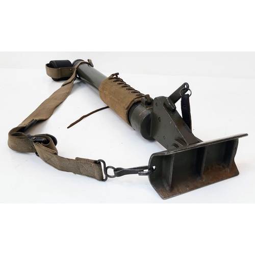 653 - A Deactivated WW2 Era Brandt Mortar N376 with Stand and an American Inert Shell! Copied by other cou... 