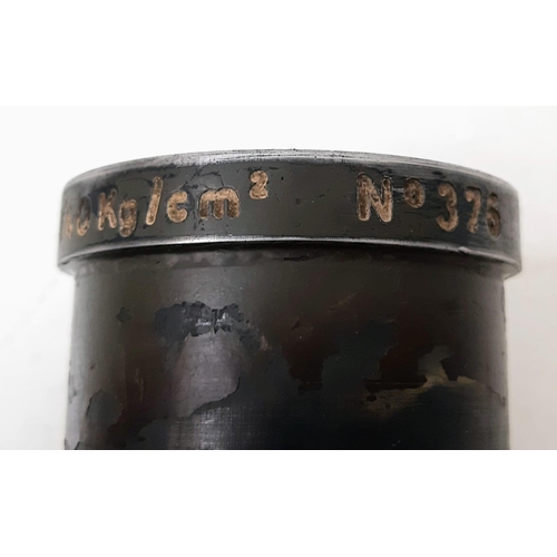 653 - A Deactivated WW2 Era Brandt Mortar N376 with Stand and an American Inert Shell! Copied by other cou... 