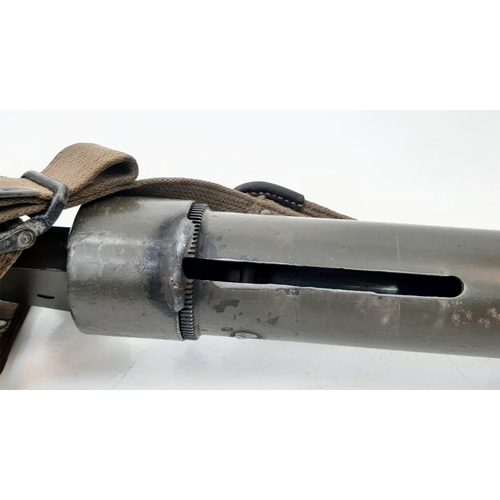 653 - A Deactivated WW2 Era Brandt Mortar N376 with Stand and an American Inert Shell! Copied by other cou... 
