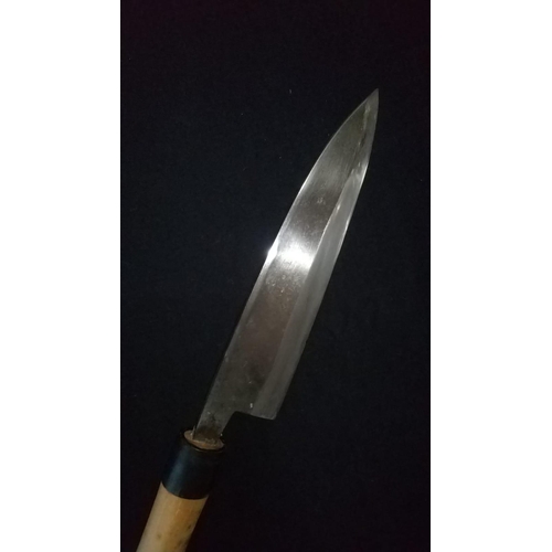 751 - Rare Antique Japanese Chefs knife signed ARITSUGU. Antique 1920's Top Ranked famous Japanese chefs k... 