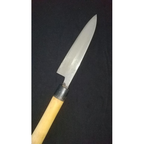 751 - Rare Antique Japanese Chefs knife signed ARITSUGU. Antique 1920's Top Ranked famous Japanese chefs k... 