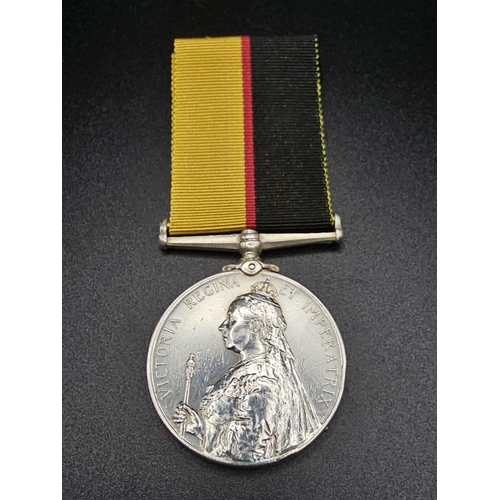 38 - A group of three Victorian medals to Corporal D Taylor of the Royal Warwickshire Regiment, Consistin... 