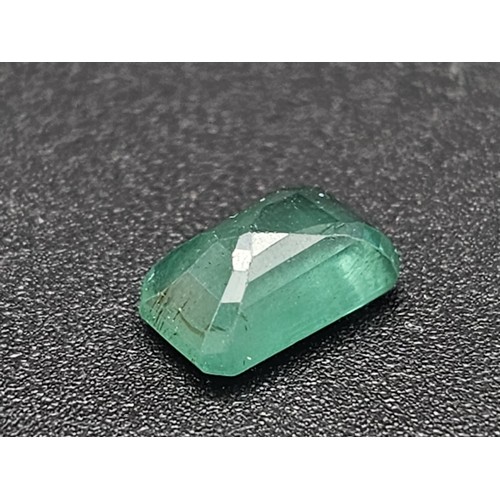 920 - A 1.46ct Zambian Green Emerald. Comes with a GFCO report.