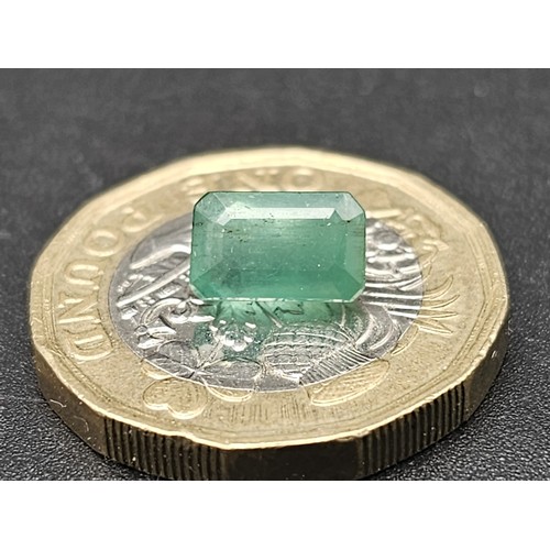 920 - A 1.46ct Zambian Green Emerald. Comes with a GFCO report.