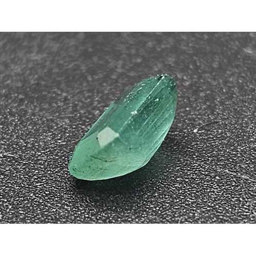920 - A 1.46ct Zambian Green Emerald. Comes with a GFCO report.