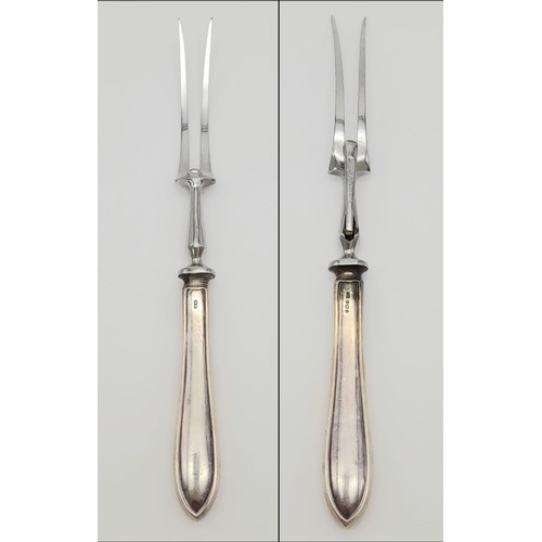 409 - Five Vintage Emile Viner Sterling Silver Serving Utensils -  Two ladles (all 925 silver) and a three... 