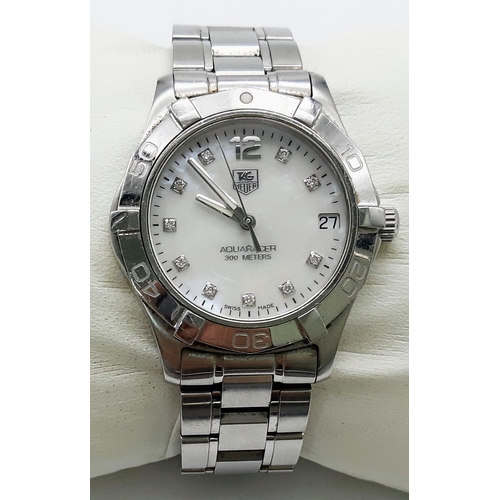 Tag heuer clearance women's diamond watch