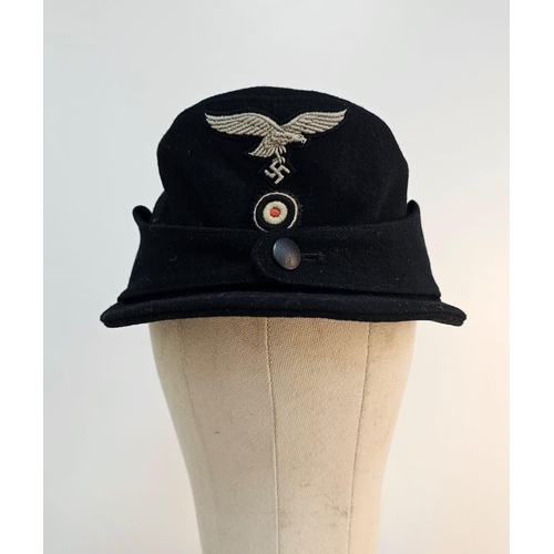 17 - 3rd Reich 1st Fallschirm-Panzer (Hermann Göring) Enlisted Mans/ Nco’s M43 Cap. The insignia passes t... 