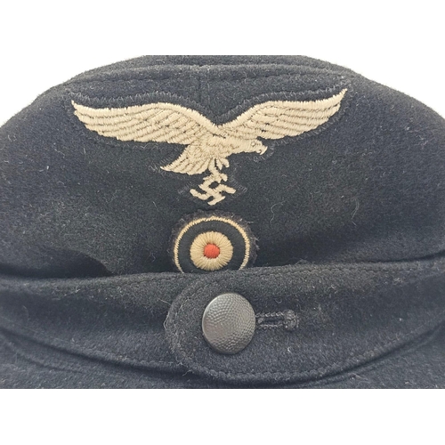 17 - 3rd Reich 1st Fallschirm-Panzer (Hermann Göring) Enlisted Mans/ Nco’s M43 Cap. The insignia passes t... 