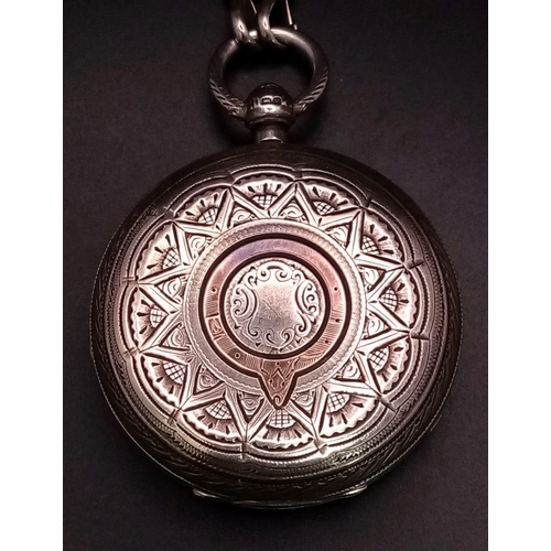 1 - An Antique John Forrest of London Full Hunter Fusee Sterling Silver Pocket watch - The famous chrono... 