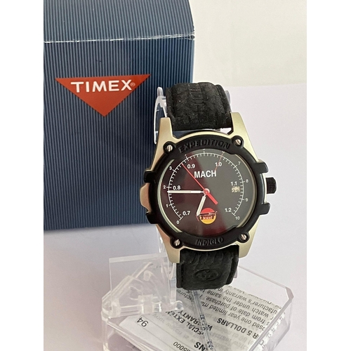 107 - Rare TIMEX THRUST SSC Limited Edition Wristwatch. Number 2662G. Released to recognise the first supe... 