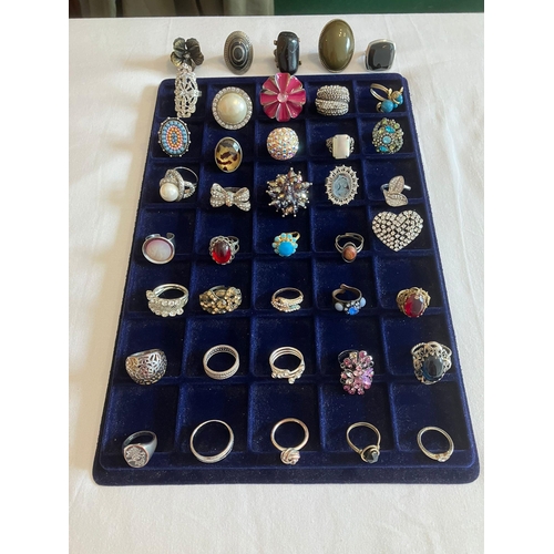 7 - Fabulous selection of DRESS RINGS rings to include many jewelled statement pieces.