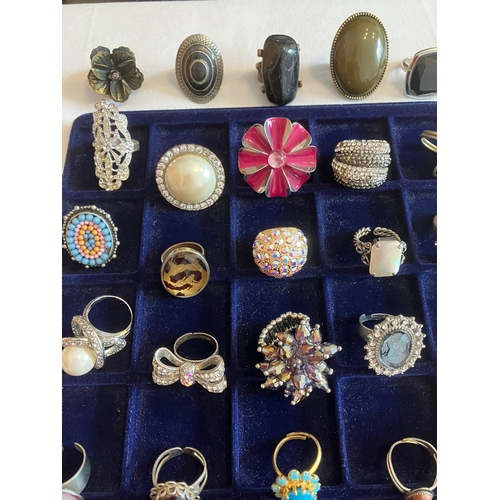 7 - Fabulous selection of DRESS RINGS rings to include many jewelled statement pieces.