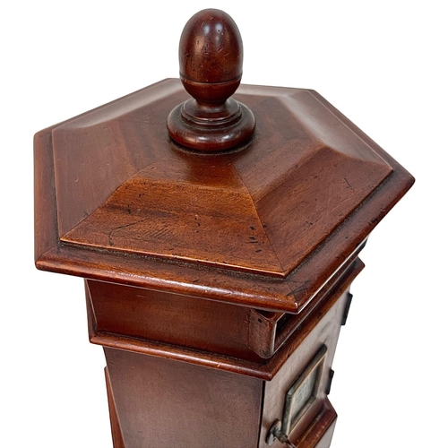 205 - A Royal Mail Small Country House Mahogany Table Top Letter Box. Originally these would have bee in b... 