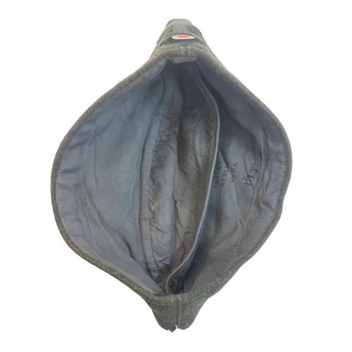 188 - 3rd Reich M34 Army Overseas Cap. Made by Schubt, Berlin. Super condition for its age.