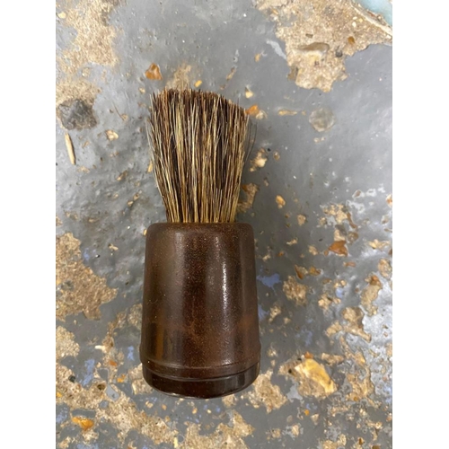 88 - A WW2 British SOE Escape and Evade Shaving Brush with Hidden Compass. Marked and dated 1945. Compass... 