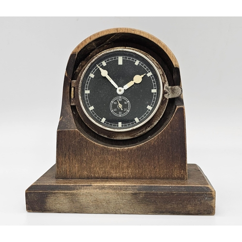 61 - WW2 German Heer (Army) Funkeruhen Duty Radio Operators Clock Circa 1943. Maker: Tobias Bauerie & Son... 