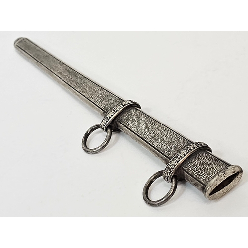 4 - 3rd Reich Army Officers Dress Dagger. Maker: Tiger.