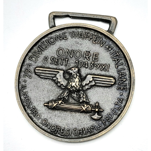 549 - Italian Fascists Commemorative Medal for the 29th Waffen SS Grenadier Division Italiane.