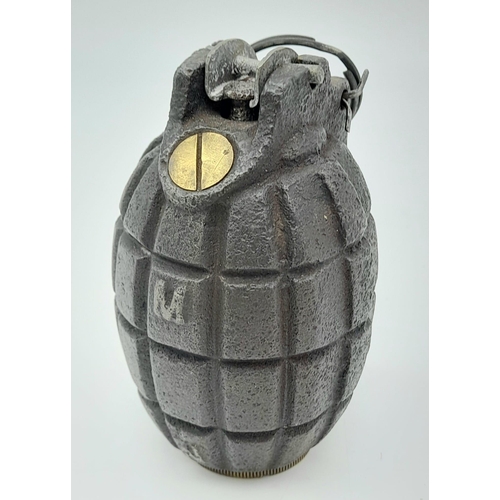 251 - INERT 1915 Dated MK 1 No 5 Mills Grenade. Maker A.B & S Ltd – A Bullows and Sons Ltd Walsall. A very... 