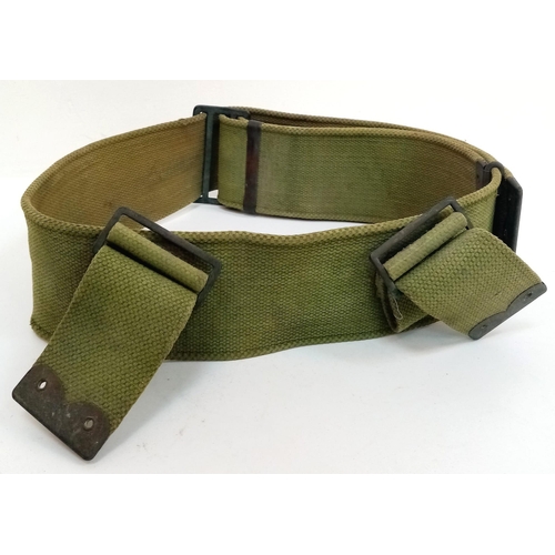 523 - WW1 British 08 Pattern Webbing Belt Dated 1916.