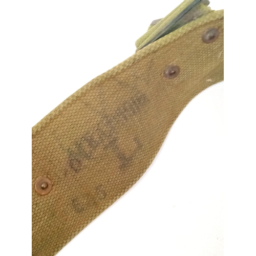 523 - WW1 British 08 Pattern Webbing Belt Dated 1916.