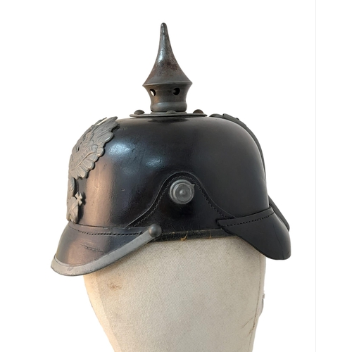 75 - WW1 Imperial German 1915 Model Enlisted Mans Pickelhaube.