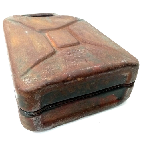 18 - 100% Genuine Waffen SS 20 Ltr. Jerry Can Made by Sandrik. This can was found in Normandy France.