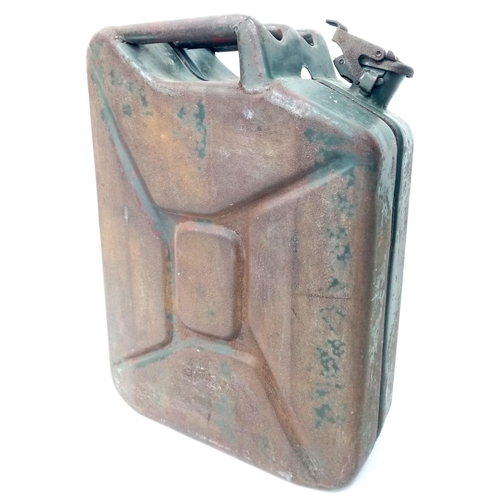 18 - 100% Genuine Waffen SS 20 Ltr. Jerry Can Made by Sandrik. This can was found in Normandy France.